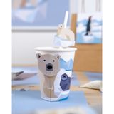 Anniversaires - 6 Gobelets Animaux Polaire - Compostable - ANNIKIDS