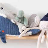 Soft toy - Germain octopus, Lucien turtle, Edgar whale and Adam whale - AMADEUS LES PETITS