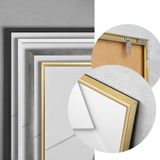 Frames - Alu Frame - Golden. - CHICURA COPENHAGEN