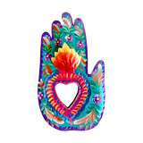 Decorative objects - Decorative Maxi Floral Hand Mirror - PINK PAMPAS