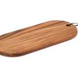 Dessous de plat - Planche à découper ovale bois d'acacia 21x46x2 cm CC21060 - ANDREA HOUSE