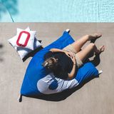 Outdoor decorative accessories - Berlingot Pouf, Round Pouf - LES TOILES DU LARGE