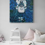 Paintings - PEINTURE - Inuit - 81 x 100 cm - Acrylic on canvas - Maison Fétiche - MAISON FÉTICHE