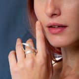 Goldsmithing - Prelude. Au Jardin des muguets. Ring in Sterling Silver - CHIARA DE FILIPPIS