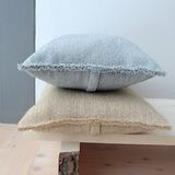 Comforters and pillows - Plant dyed Finnish lamb wool cushion, Kaarnas - BONDEN