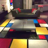 Tapis contemporains - Tapis peau de vache type MONDRIAN - TERGUS