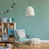 Children's bedrooms - BOTELLA, CAMPANA, LUNA, SIMPLE pendant lights. Designed and handmade in France - MONA PIGLIACAMPO . ATELIER SOL DE MAYO