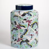 Vases - NEO GM VASE - THE EGRETS - MANUFACTURE DES EMAUX DE LONGWY 1798