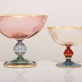 Decorative objects - Arlecchino (Harlequin) 2 Fruit Bowls on Stand - GRIFFE MONTENAPOLEONE MILANO