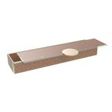 Caskets and boxes - Long Rectangle Bento Box, brown and gold - MYGLASSSTUDIO