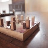 Decorative objects - MIRROR AND WOODEN CHESSBOARD - ANTIQUE MIRROR