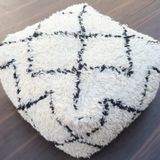 Fabric cushions - Moroccan Wool Pouf - MEEM RUGS