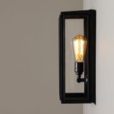 Wall lamps - Medium Box Wall Light, Weathered Brass - ORIGINAL BTC