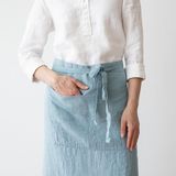 Kitchen linens - STONE WASHED LINEN APRONS - LINENME