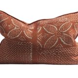 Fabric cushions - Cushion Vice Versa Wabi Sabi Linen Bogolan Henné - MAISON DE VACANCES