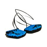Bijoux - Boucles d'oreilles GIN-BLUE-MIMI-WA & GIN-BLUE-FULI - CHARCOAL ESKIMEÏT