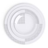 Formal plates - The Chronos dinnerware set in Limoges porcelain - NON SANS RAISON PORCELAINE DE LIMOGES