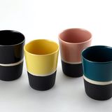 Verres - VERRE TASSE SICILIA CERAMIQUE - MAISON SARAH LAVOINE