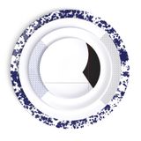 Assiettes de réception - Collection Perspectives, Mix and Match de nos collections d'art de la table - NON SANS RAISON PORCELAINE DE LIMOGES
