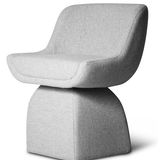 Chairs for hospitalities & contracts - Oscar Small Chair in Special Bouclé - DUISTT