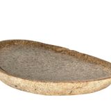 Objets de décoration - Dish 40x6 cm Nature River stone - VILLA COLLECTION DENMARK