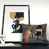 Fabric cushions - Music - ART DE LYS