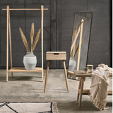 Bathroom mirrors - Black iron mirror/ mirror 45 x 140 cm - VILLA COLLECTION DENMARK