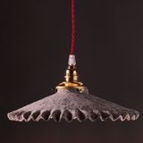 Unique pieces - Lighting: single piece pendant lamp made of papier-mâché - model “PAULINE” - MARIE TALALAEFF