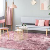 Rugs - TOOSOFT RUG - 160x230 powdery pink extra-soft long pile carpet. - ALECTO