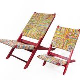Verandas - BUMMER LOUNGE CHAIR IN RECYCLED FOOD PACKAGING - RUE RANGOLI
