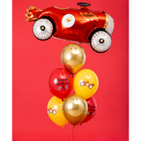 Objets de décoration - Ballons 30cm: Joyeux anniversaire, Avion, smiley, ferme, Cerf - PARTYDECO