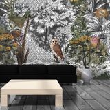 Papiers peints - Papier peint Hibou et Jungle - INCREATION