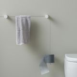 Towel racks - Composition toilet roll holder and towel holder  - EVER LIFE DESIGN