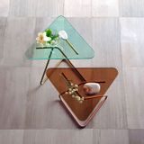 Coffee tables - The Triangle Table/Brass. - KRAY STUDIO