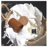 Coffrets et boîtes - BOUGIE BOUQUET ÉCRIN ROND TECK - NATOÈ FRAGRANCES