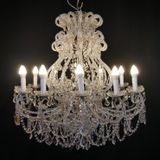 Hanging lights - CHANDELIER CRYSTAL SILVER - L'ARTIGIANO DEL LAMPADARIO