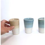 Mugs - Two-Tone Coffee Mug - CHLOÉ KOWALKA
