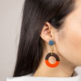Jewelry - Two-tone lacquered earrings - L INDOCHINEUR X RIVÊT