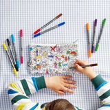 Children's desks - colour in fairytales & legends pencil case - EATSLEEPDOODLE