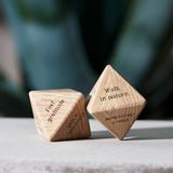 Design objects - Mindfulness Wooden Dice CC1 - CHICURA COPENHAGEN