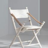 Transats - Chaise de camp Blanc - P&B VALISES