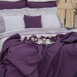 Linge de lit - Rose - Collection jacquard satiné - MIA ZARROCCO - FINE LINENS