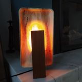 Table lamps - Table Light Retangle made of Palm tree leaves - ARECABIO