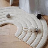 Children's bedrooms - Rainbow Rug Natural - MAISON DEUX