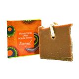Soaps - Extra-mild natural handmade solid shampoo with shea butter and sandalwood powder - Sensitive scalp - 120g - L'ATELIER DES CREATEURS