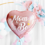 Decorative objects - Foil balloon Mom to Be, 35cm, pink, Foil balloon Mom to Be - PARTYDECO
