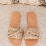 Shoes - Raffia sandals, mules - MON ANGE LOUISE