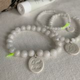 Jewelry - BRACELET DIVINE WHITE 6MM - MARGOTE CERAMISTE