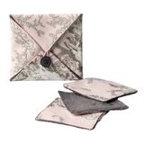 Cadeaux - Pochette de voyage avec 4 lingettes lavables, Zéro dechet - ATELIER CATHERINE MASSON
