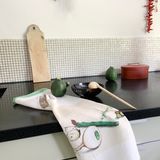 Linge d'office - Torchon Leaf - HELLEN VAN BERKEL HEARTMADE PRINTS
